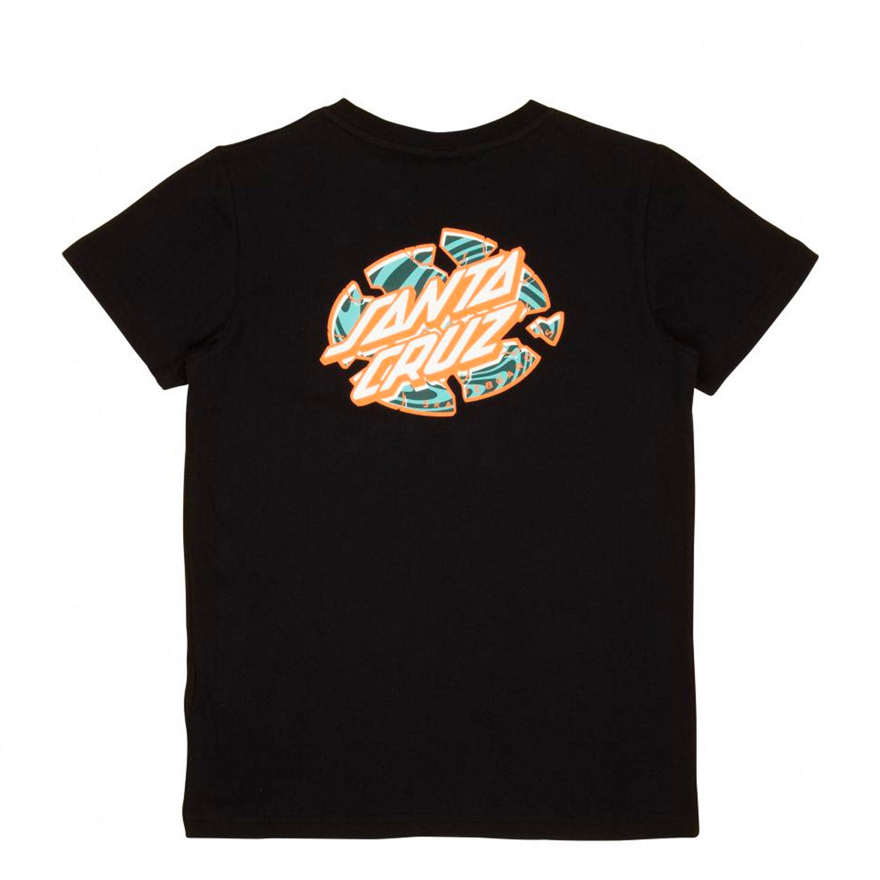 Santa Cruz Youth Warp Broken Dot T-Shirt - Black - Prime Delux Store