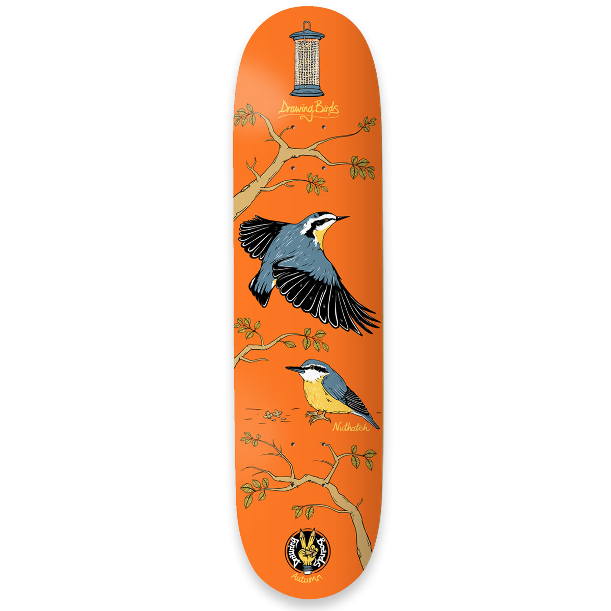 The Drawing Boards - 7.75" - Seasonal Birds - Nuthatch Deck - Prime Delux Store