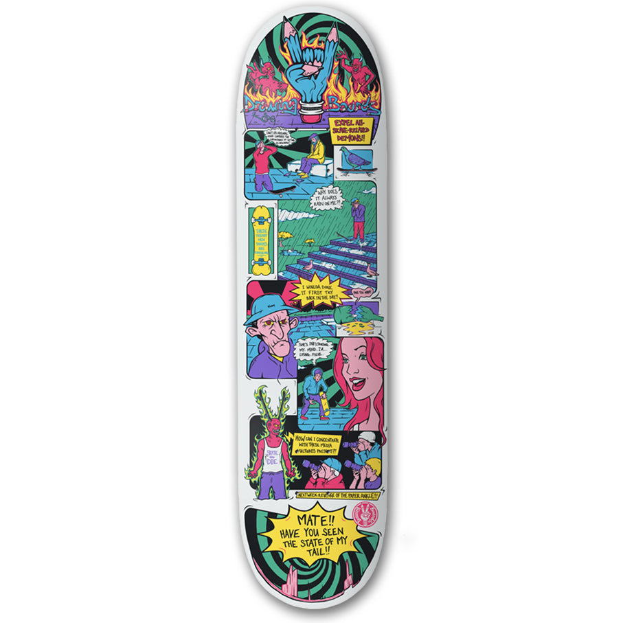 The Drawing Boards - 8.0" - Expel your Skate-Related Demons Deck - Prime Delux Store