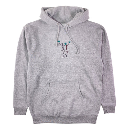 Skateboard Cafe - Unity Embroidered Hooded Sweat - Heather Grey - Prime Delux Store