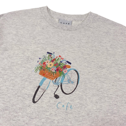 Skateboard Cafe - Flower Basket T Shirt - Ash Heather - Prime Delux Store