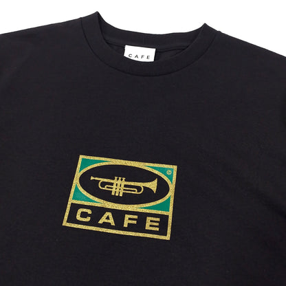 Skateboard Cafe - Trumpet Logo T Shirt - Black - Prime Delux Store