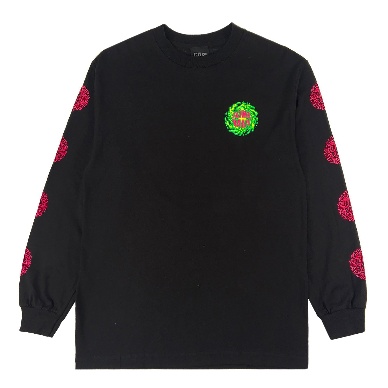 Slime Balls Logo Long Sleeve T Shirt - Black - Prime Delux Store