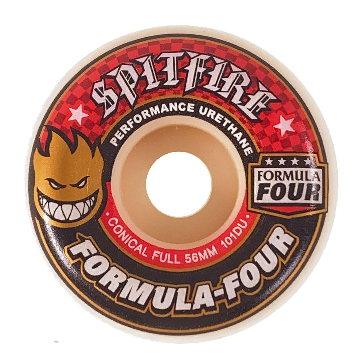 Spitfire - 56mm - 101DU Conical Full Formula Four Wheels - Natural - Prime Delux Store