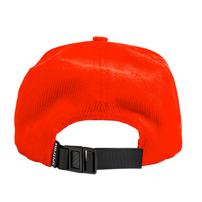 Spitfire Lil Bighead Snapback Corduroy Hat - Red / Black - Prime Delux Store