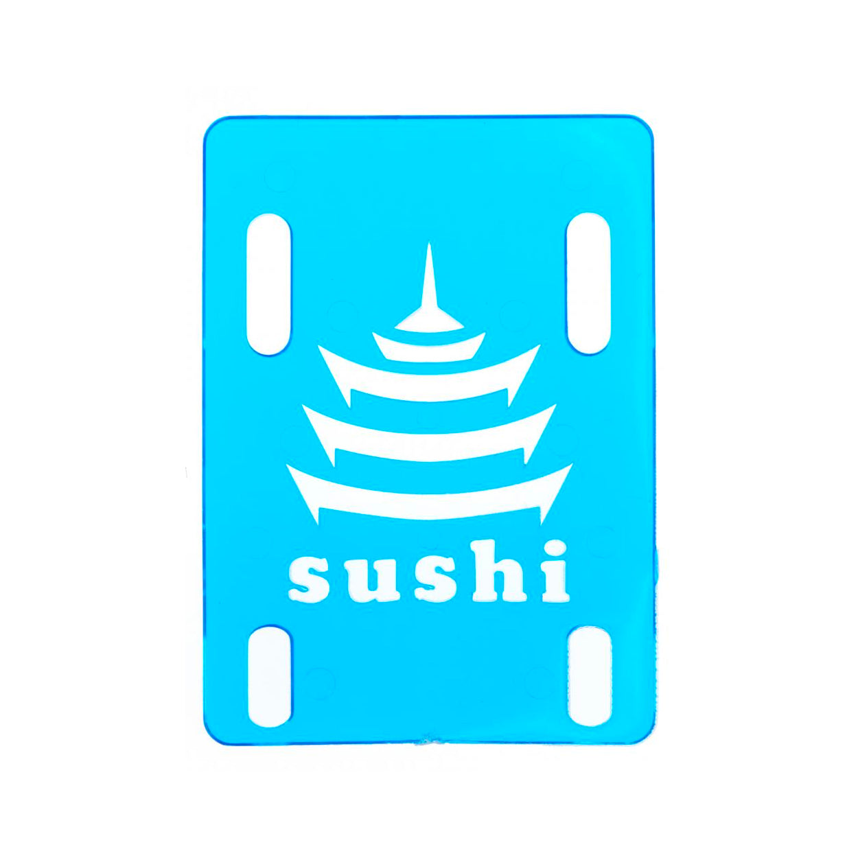 Sushi Pagoda Risers 1/8" (Pack of 2) - Clear Blue - Prime Delux Store