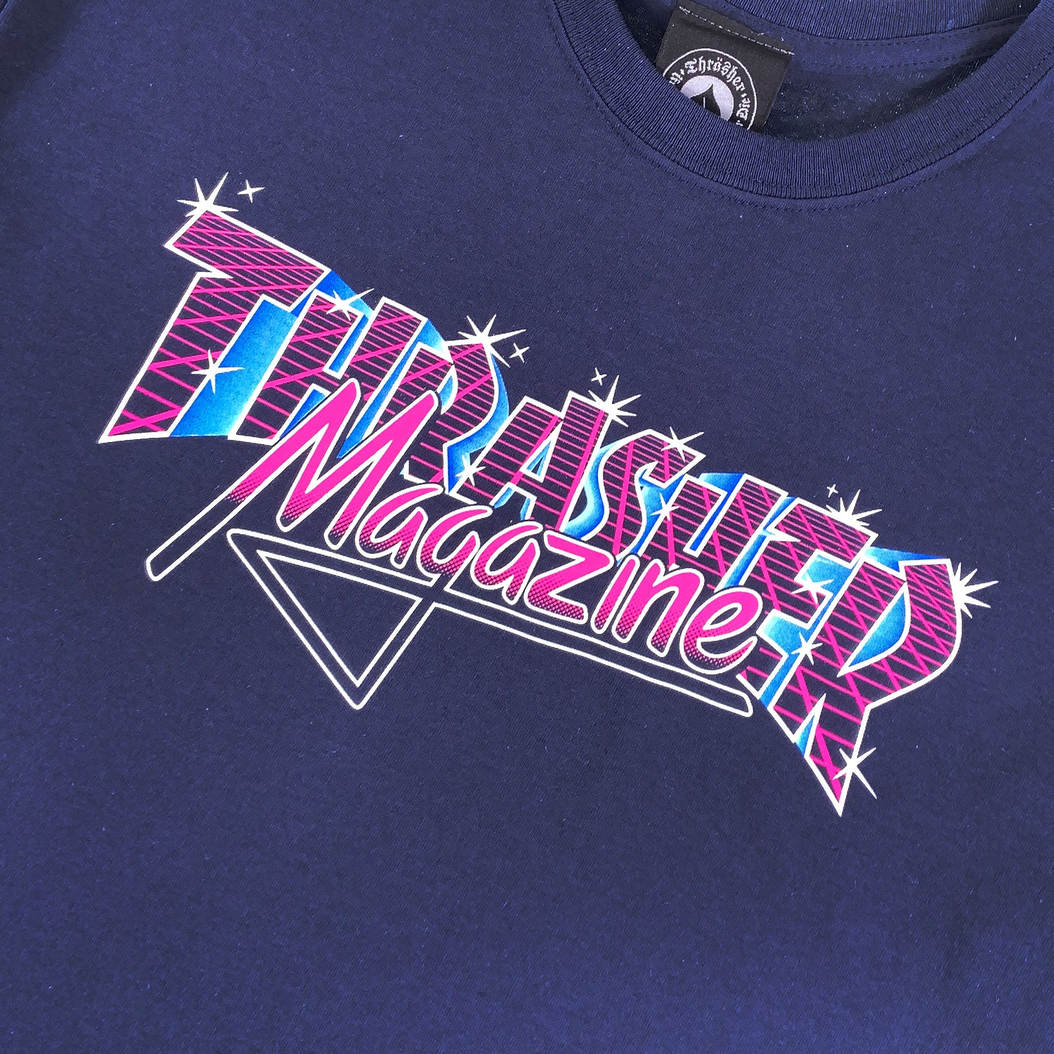 Thrasher - Vice Logo - T Shirt - Navy - Prime Delux Store