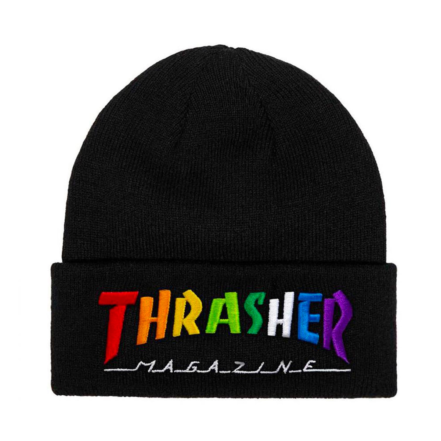 Thrasher Rainbow Mag Beanie - Black - Prime Delux Store