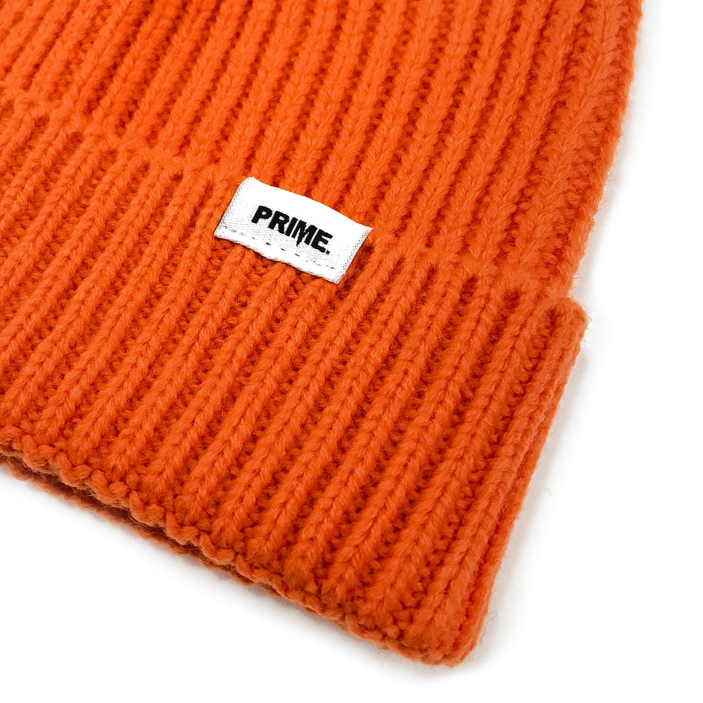 Prime Delux Cable Knit Beanie - Orange - Prime Delux Store