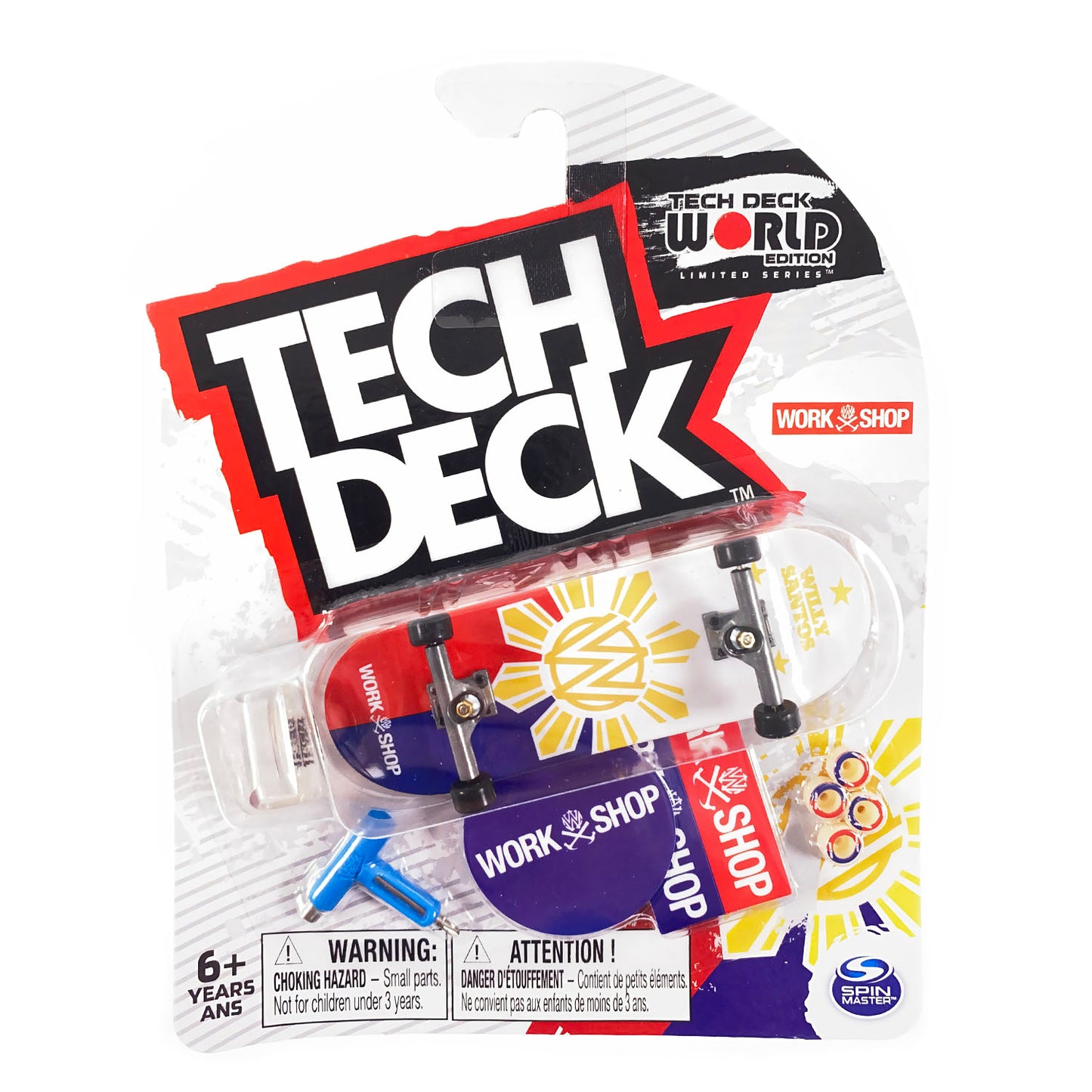 Tech Deck Work Shop Willy Santos Fingerboard - Prime Delux Store