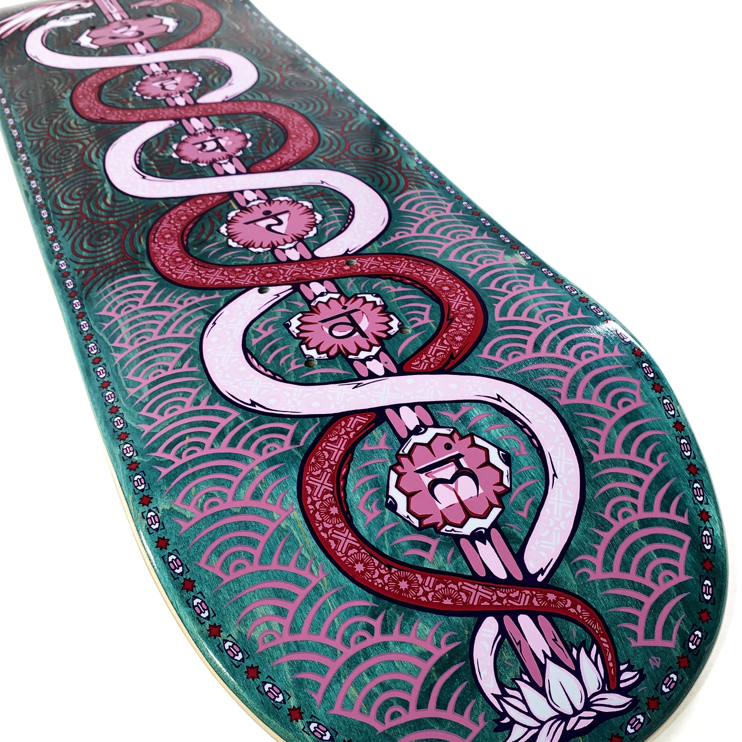 The Drawing Boards - 8.1" - Caduceus and the 7 Lotuses Deck - Prime Delux Store