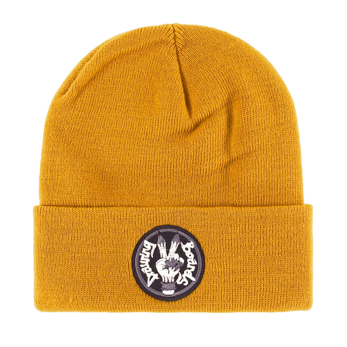 The Drawing Boards Fold Up Beanie - Mustard - Prime Delux Store