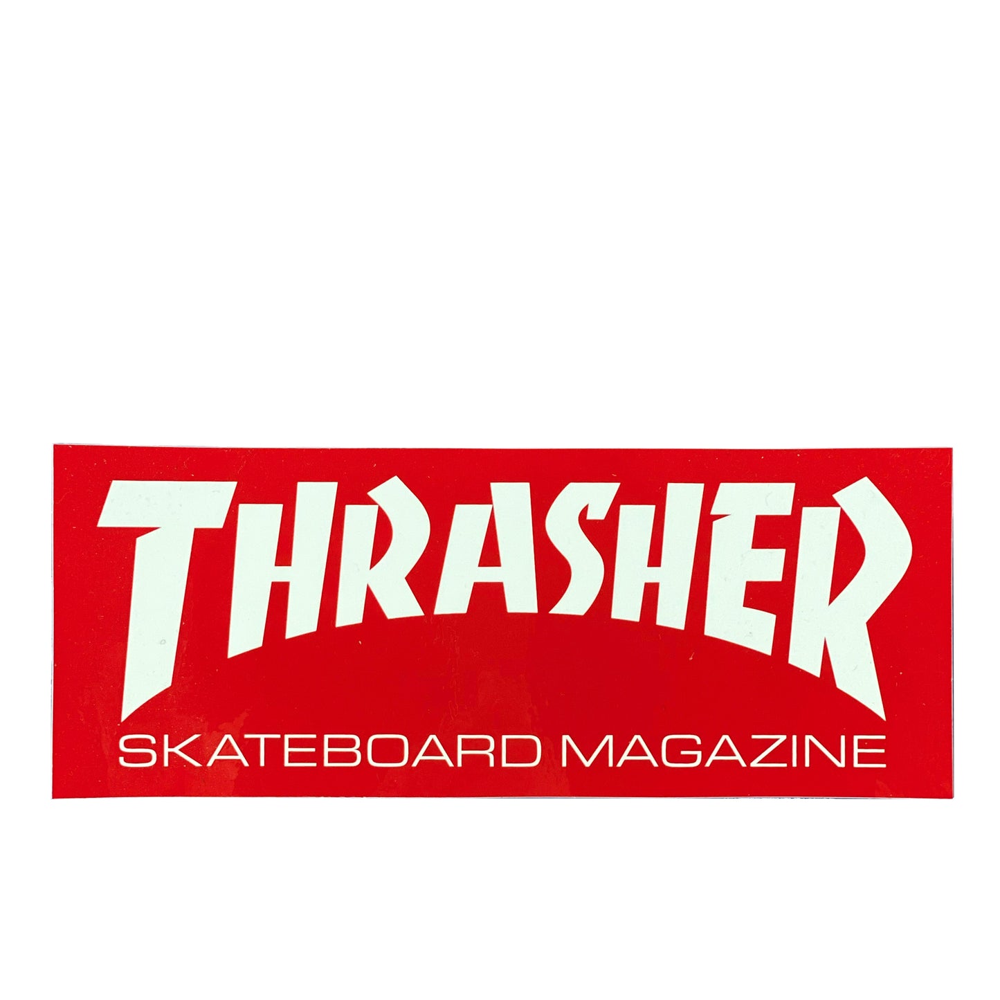 Thrasher Magazine Sticker L - Red / White - Prime Delux Store