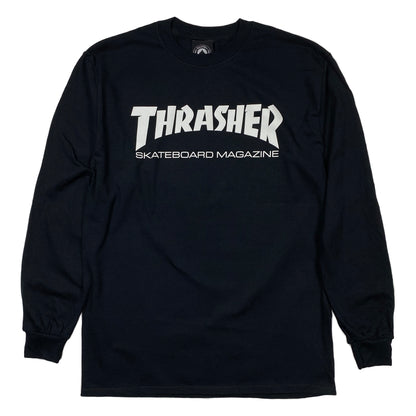 Thrasher Skate Mag Logo Long Sleeve T Shirt - Black - Prime Delux Store