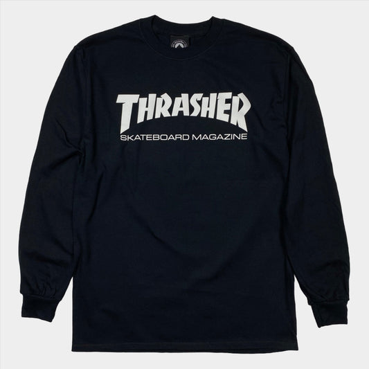 Thrasher Skate Mag Logo Long Sleeve T Shirt - Black - Prime Delux Store