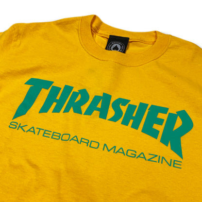 Thrasher Skate Mag Logo T Shirt - Gold - Prime Delux Store