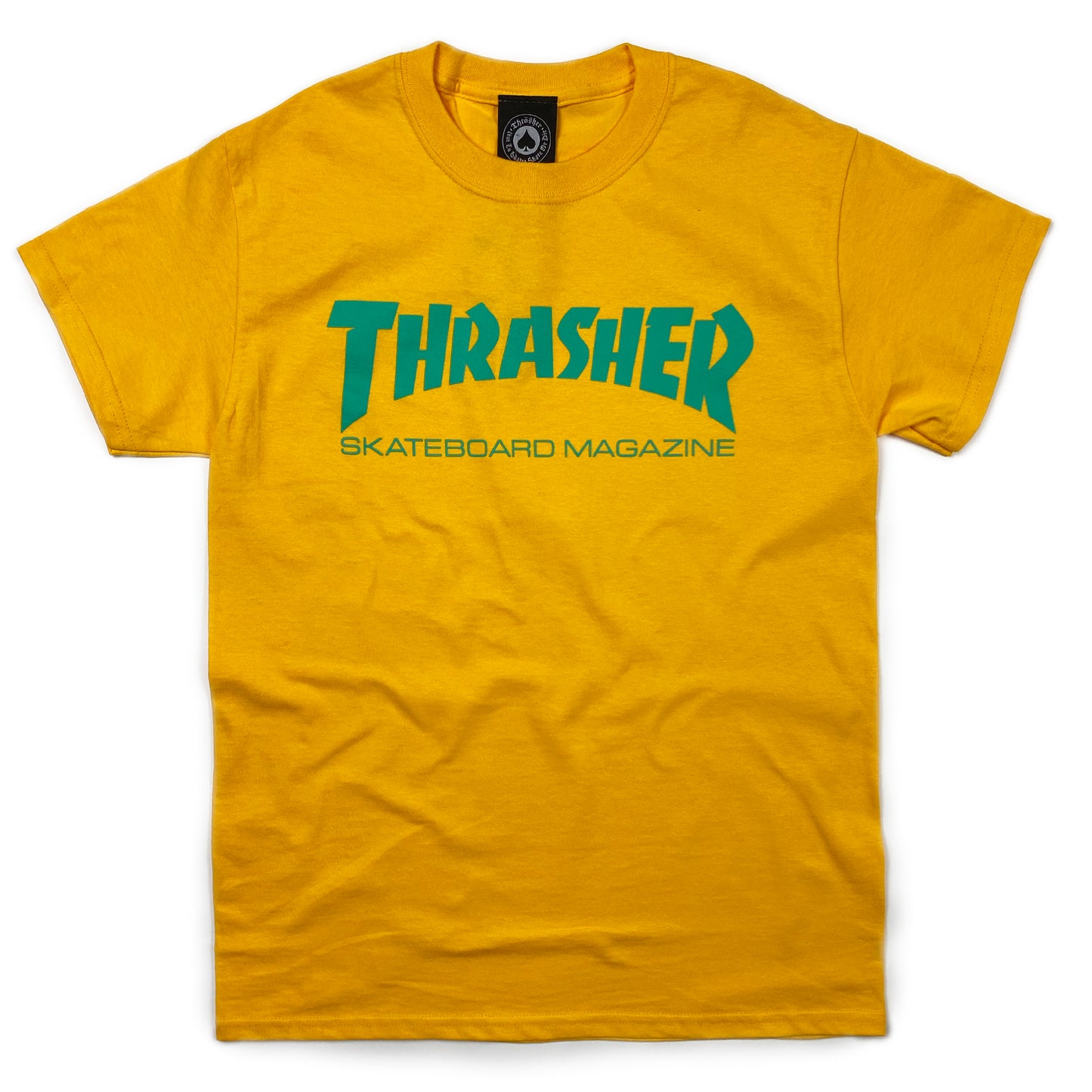 Thrasher Skate Mag Logo T Shirt - Gold - Prime Delux Store