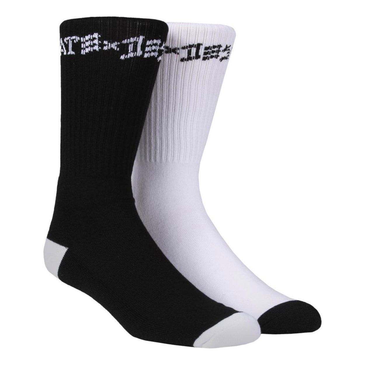 Thrasher Skate & Destroy (2 pack) Socks - Black / White - Prime Delux Store