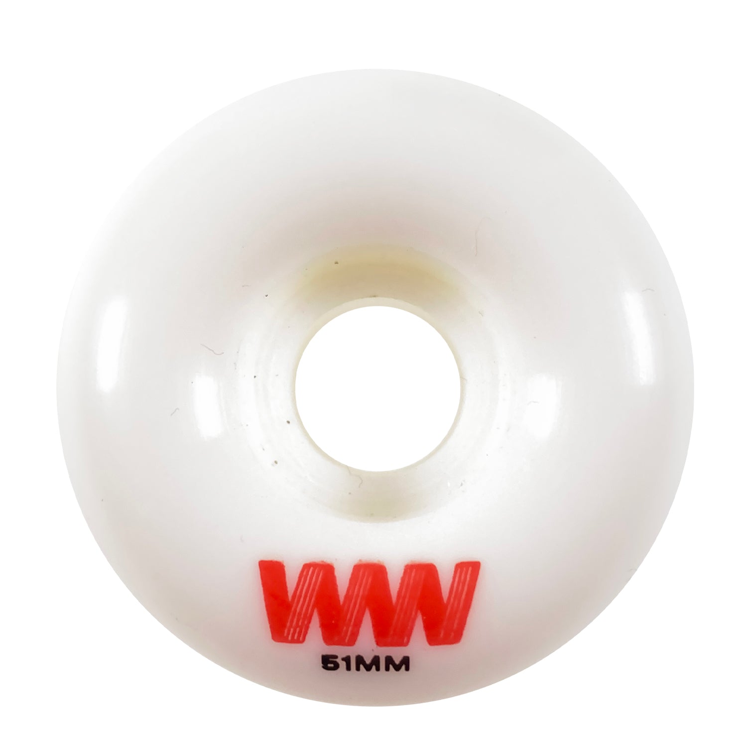 Wayward Wheels - 51mm - Waypoint Wheel - White / Red - Prime Delux Store