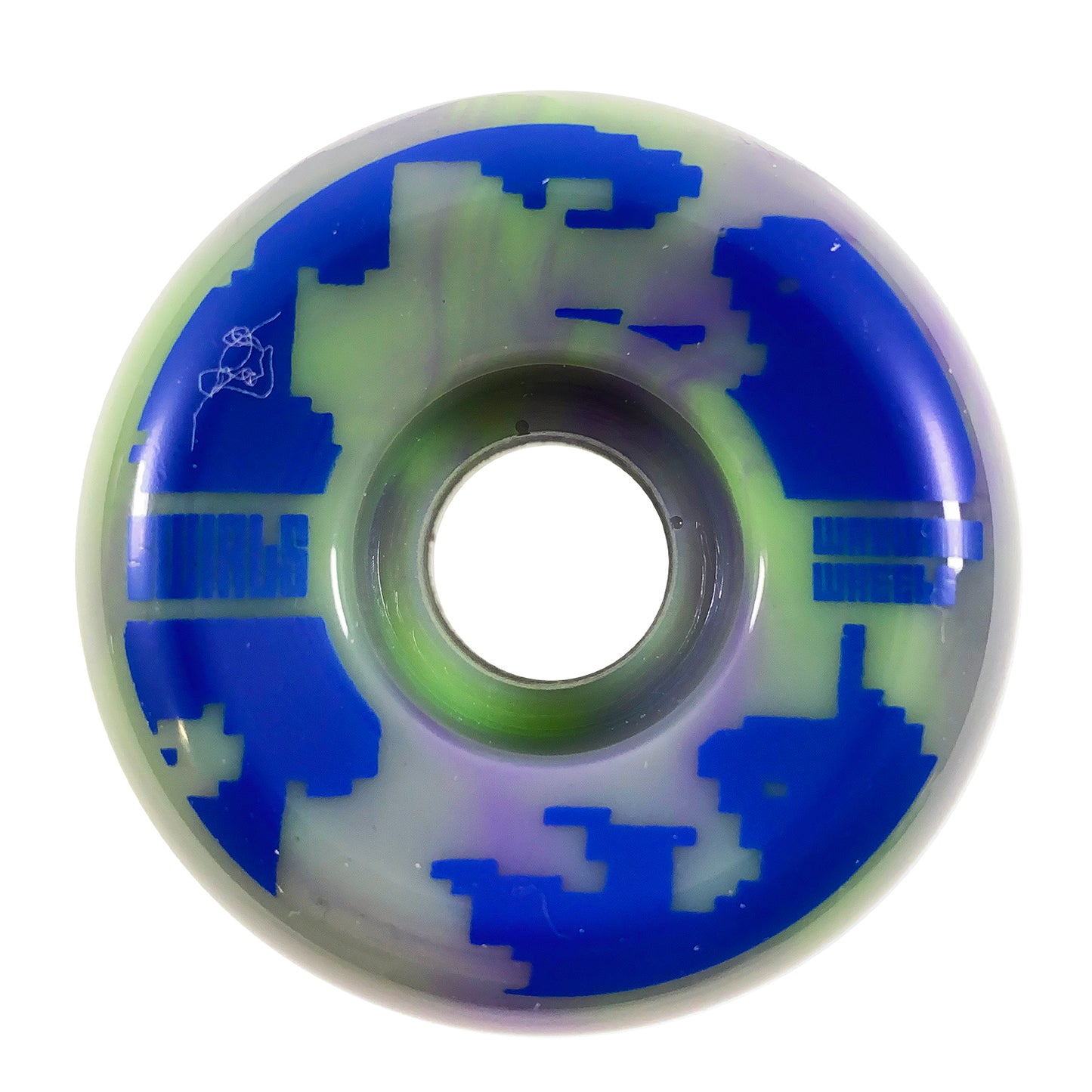 Wayward Wheels - 54mm - Swirls Wheel - Green / Blue - Prime Delux Store
