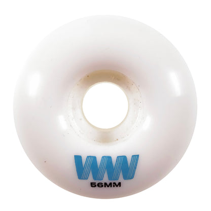 Wayward Wheels - 56mm - Waypoint Wheel - White / Blue - Prime Delux Store
