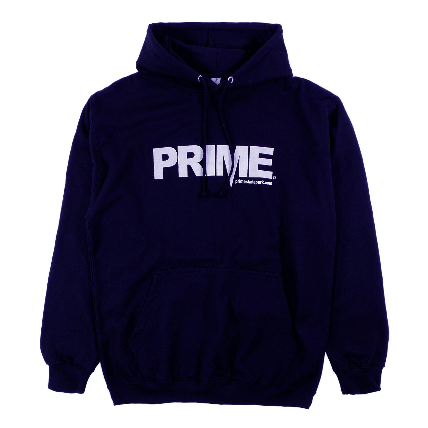 Prime Delux OG Logo Hooded Sweat - Navy / White - Prime Delux Store