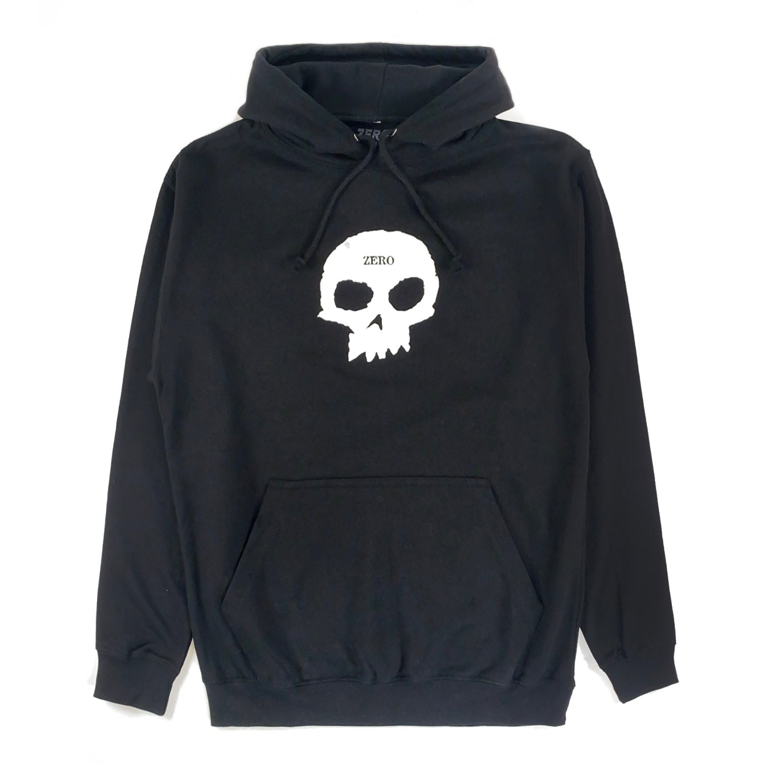 Zero Single Skull Hooded Sweat - Black - Prime Delux Store
