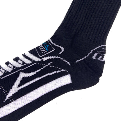 Lakai Manchester Crew Socks - Black - Prime Delux Store