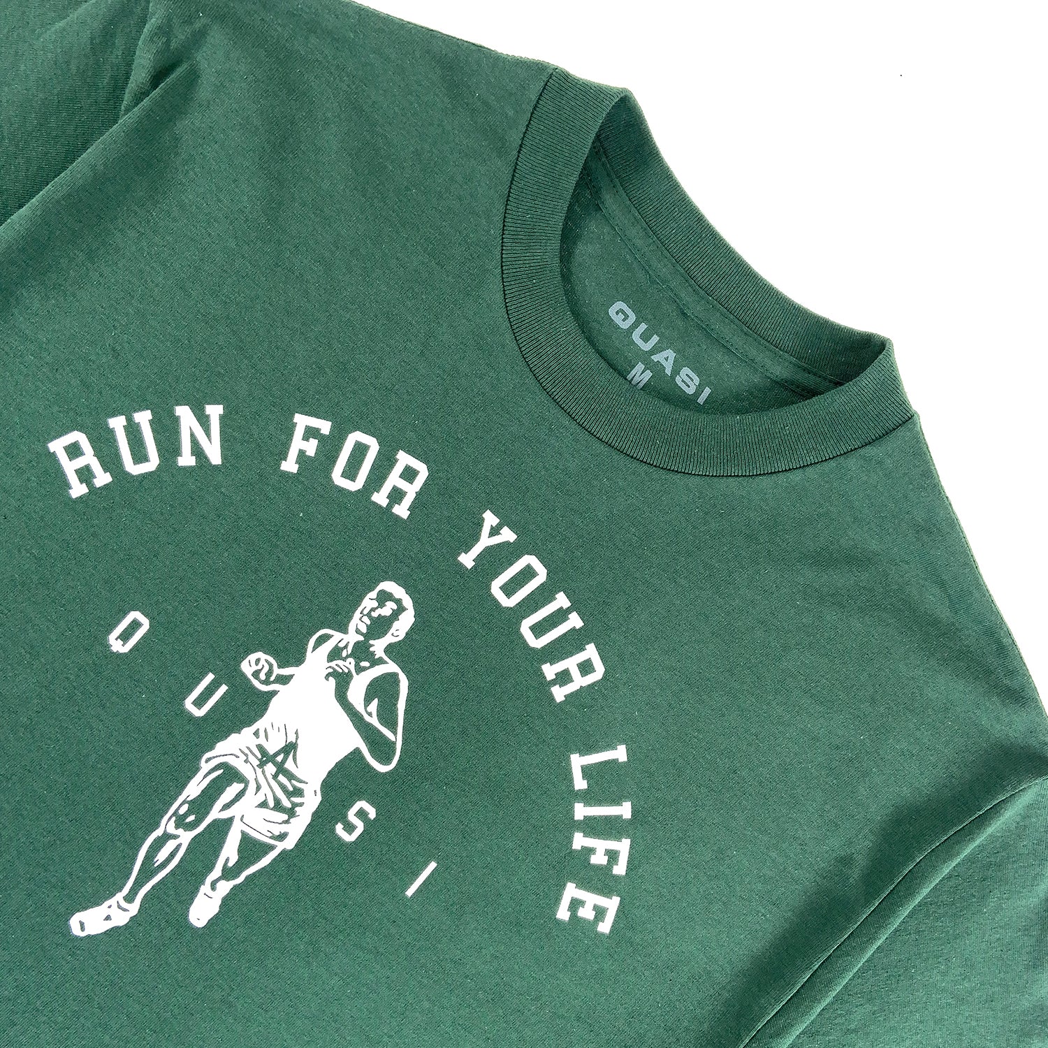 Quasi Run T Shirt - Forest - Prime Delux Store