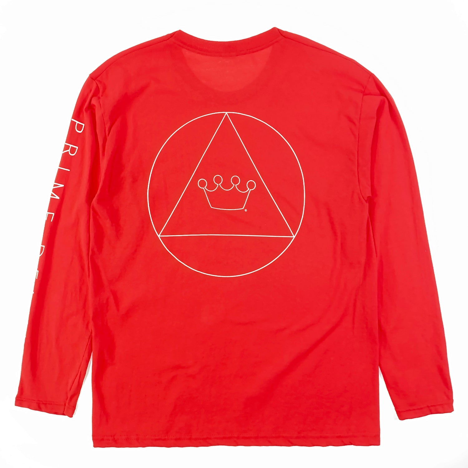 Prime Delux Unity Long Sleeve T Shirt - Red / White - Prime Delux Store